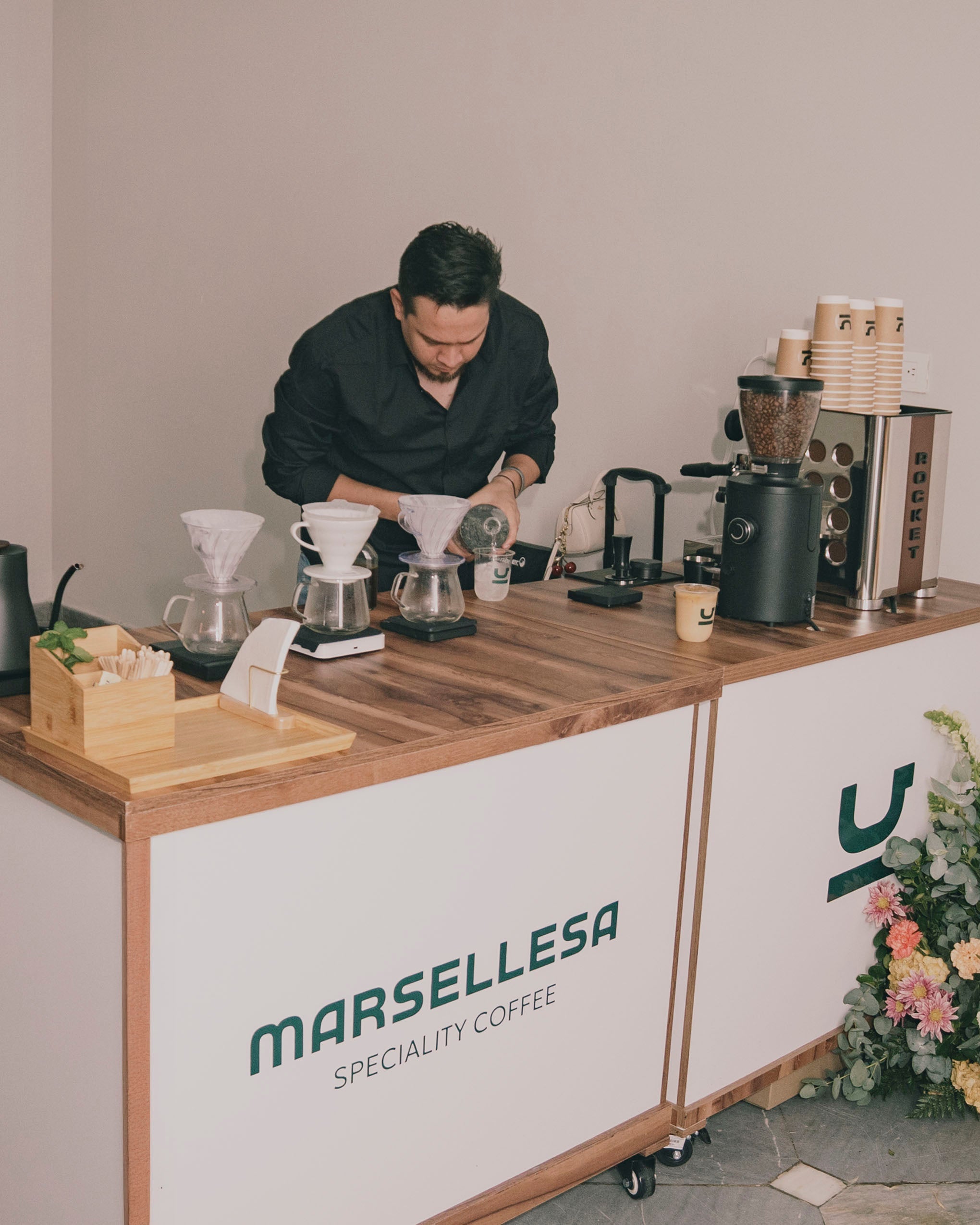 Eventos y barra móvil de café